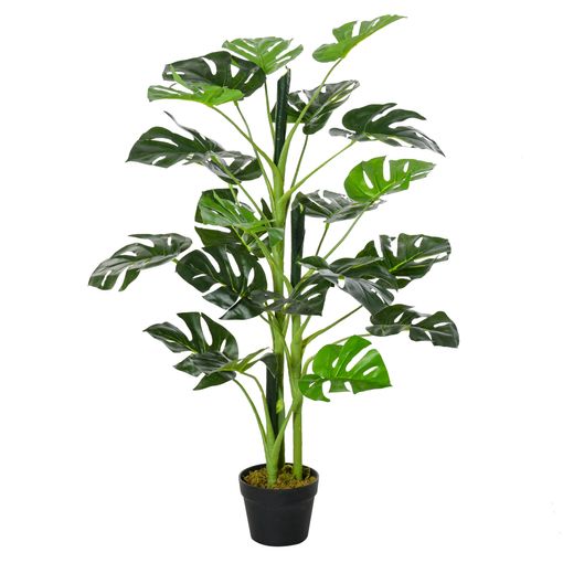 Planta De Bambú Artificial De Pe, Cemento Ø18x150 Cm - Outsunny. Verde con  Ofertas en Carrefour