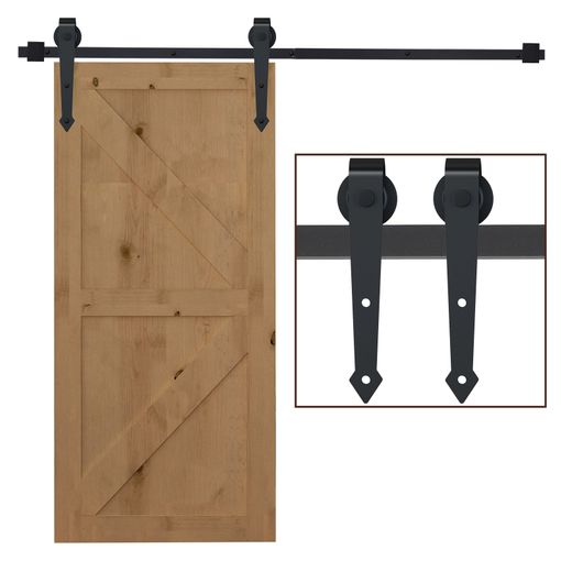 Herraje Para Puerta Corredera De Madera 200cm/6.6ft Homcom con Ofertas en  Carrefour