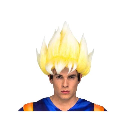 Peluca Sayan Goku Adulto Talla Única (230124) con Ofertas en Carrefour