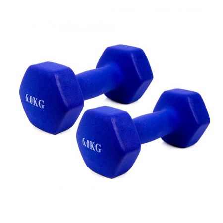 GE 2x Mancuernas pesas de 1,5kg de acero cubierta en vinilo suave y  antideslizante ejercicio gimnasia musculación par de mancuernas