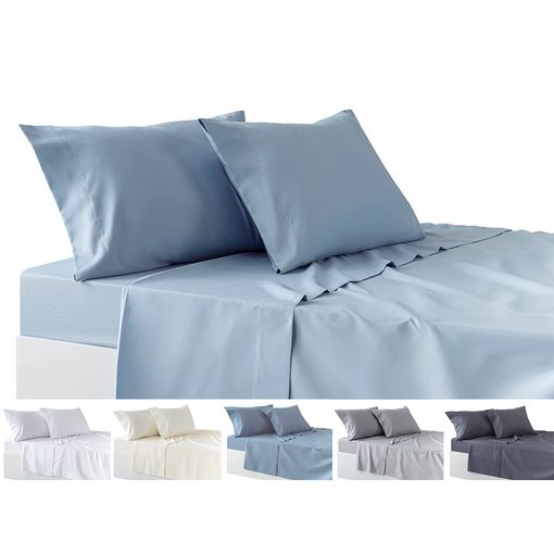 Juego De Sábanas Beige Cama 90x190/200 Cm Cuadros Nalui con Ofertas en  Carrefour