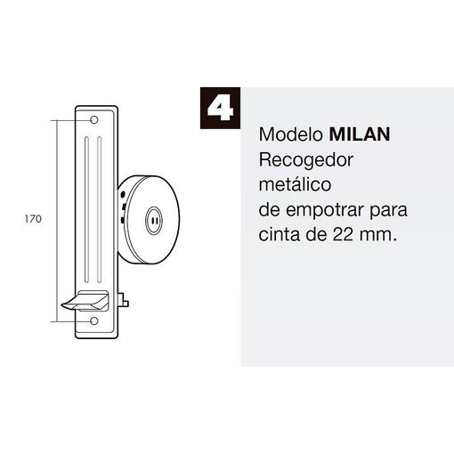 Primematik - Recogedor De Metal Para Persiana Sin Embellecedor Bs21100 con  Ofertas en Carrefour