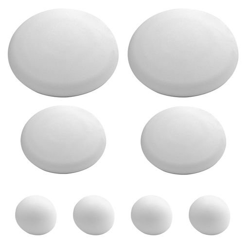 Topes para persiana de 40mm color gis plata
