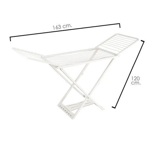 Tendedero Plegable De Resina– Tendal Abatible Balcón Para Interior Y  Exterior Balcón Mediano (blanco)jardin202 con Ofertas en Carrefour