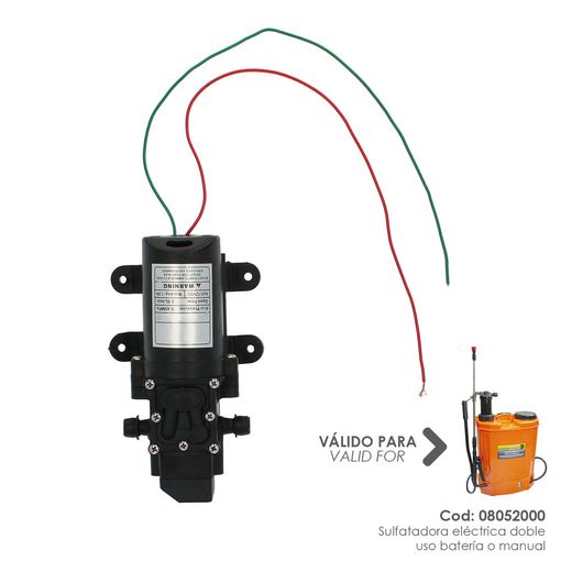 Motor Para Sulfatadora 08052000 Sulfatadora Electrica A Bateria 12