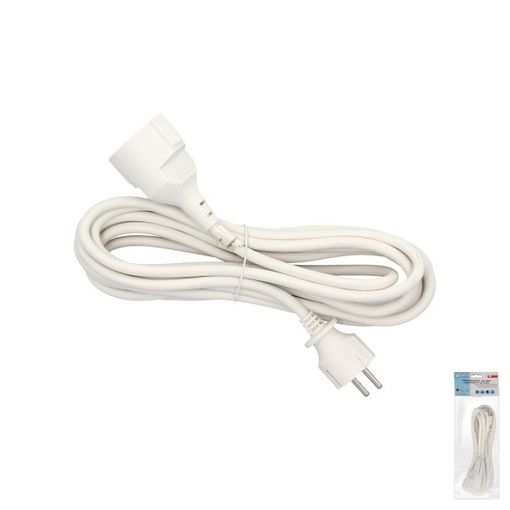 PROLONGADOR CABLE MANGUERA 3X1,5 5 METROS BLANCO SOLERA