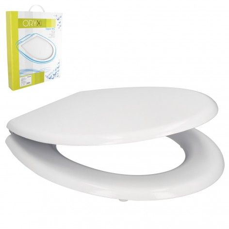 Tapa Wc Universal De Mdf Con Bisagras De Plastico 43,5 X 37,5 Cm Blanco con  Ofertas en Carrefour