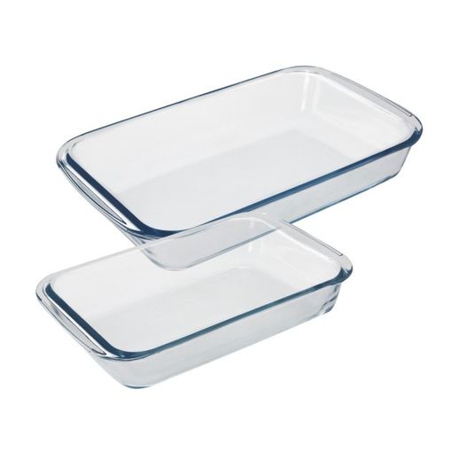 Marinex Bandeja de Horno Rectangular Cristal para Horno 2,9 L