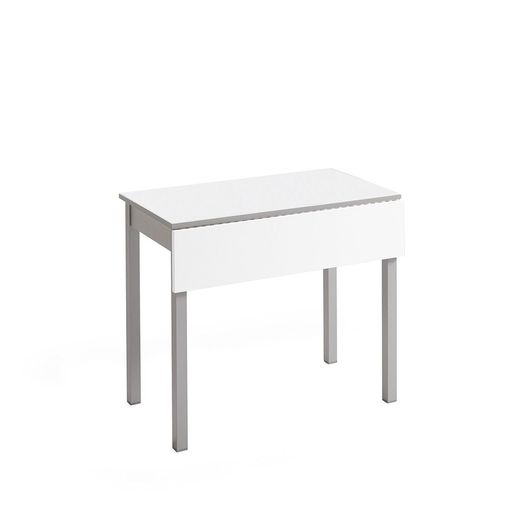 Mesa Abatible De Cocina Color Blanco 90 Cm (ancho) X 50 Cm (alto) X 12 Cm ( fondo), Abierta 50 Cm (fondo) con Ofertas en Carrefour