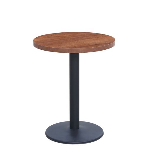 Mesa Redonda Plegable De Madera - Negro con Ofertas en Carrefour