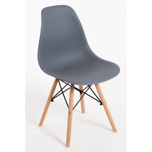Silla Tower One De Polipropileno 82*47*40 Cm - Gris Oscuro