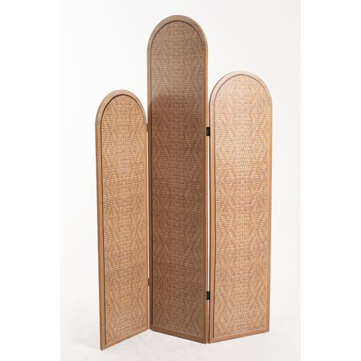 Biombo De 3 Paneles Plegable De Bambú Homcom 120x1,8x170 Cm-natural con  Ofertas en Carrefour