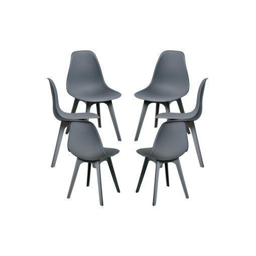 Silla Plegable CARREFOUR HOME 44x45,7x79 cm - Gris