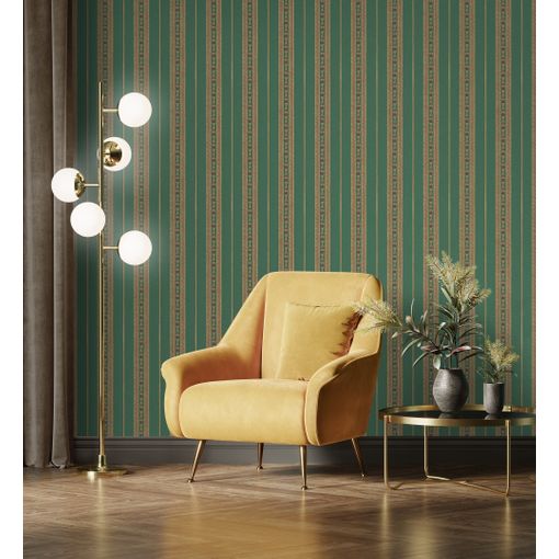 Papel Pintado Vinílico De Rayas Con Efecto Textura De Tela Tejida En  Relieve - Alexander Stripe 676430 De Gaulan - Rollo De 10 M X 1,06 M con  Ofertas en Carrefour