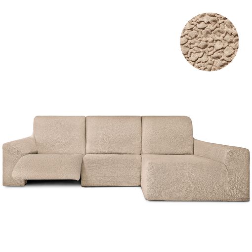 Funda Sofá Relax Bielastica Adaptable Chaise Longue Brazo Largo