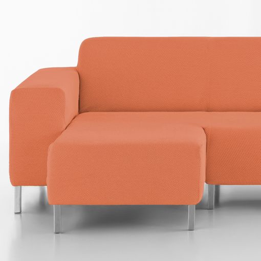 Funda Sofa con Cheslong Elegant Brazo Largo Bielástica