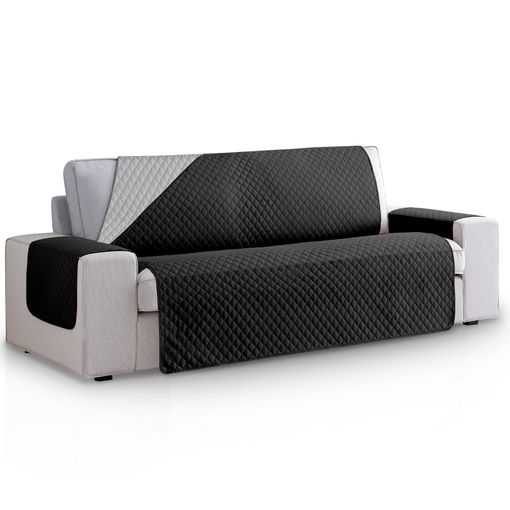 Cubre Sofa Acolchado 2 Plazas Reversible Gris/ Gris Oscuro con Ofertas en  Carrefour