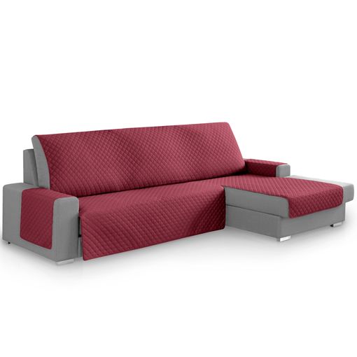 Protector Funda Sofá Chaiselongue Brazo Derecho Acolchado Rombos Vipalia  Rojo con Ofertas en Carrefour