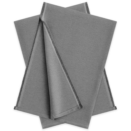 Plaid Colcha Multiusos Foulard Para Sofá O Cama Set De 2 Liso Vipalia 230x260 Cm Gris Oscuro