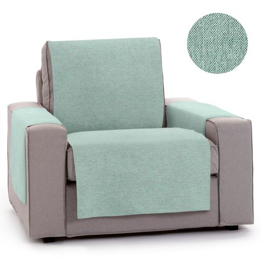 Vipalia Protector Cubre Sofá Chaise Izquierdo 240 Color Verde Modelo Brisa