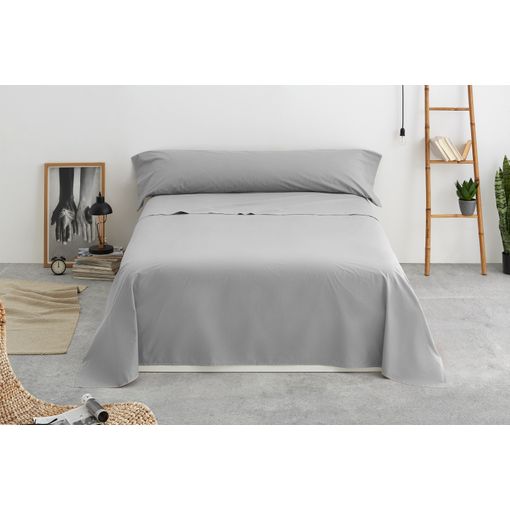 Juego de sábanas GAUNA algodón poliéster multicolor Cama 105