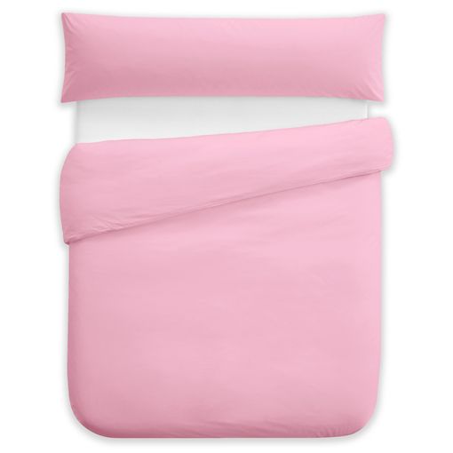 Conjunto De 2 Piezas De Funda Nórdica + Funda De Almohada Alava Para Cama  De 150 Cm Color Rosa con Ofertas en Carrefour