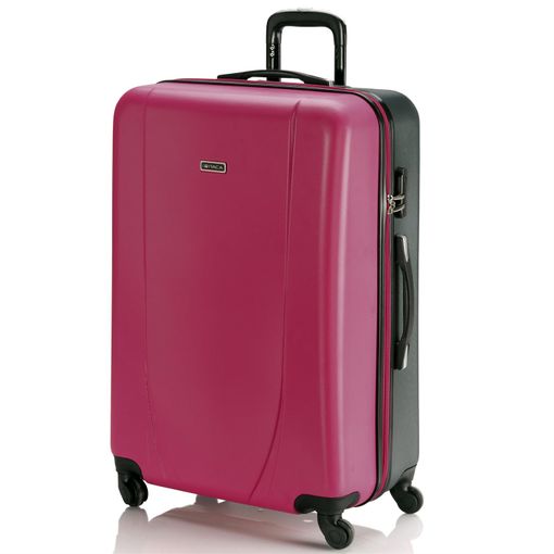 Maleta De Viaje Grande Abs Texturizado Trolley 70cm Xl 71170  Fucsia-antracita con Ofertas en Carrefour