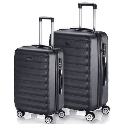 Maletas De Viaje Rígidas Cabina Y Mediana Extensible De Abs T71515  Mandarina con Ofertas en Carrefour