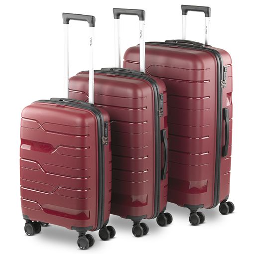 Maleta Para Cabina Equipaje De Mano Viajar En Avión Rigida Viaje 4 Ruedas  360º Giratorias Color Gris (55x35x22cm) con Ofertas en Carrefour