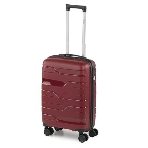 Maleta Cabina Polipropileno Trolley Viaje 55cm 4 Ruedas Candado Tsa 760350  Granate con Ofertas en Carrefour