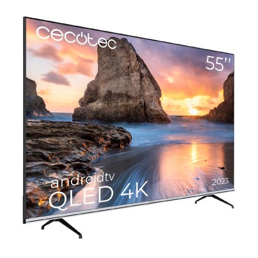 Televisor Qled 55 Smart Tv V1 Series Vqu10055. 4k Uhd, Android 11, Diseño  Frameless, Memc, Dolby Vision Y Dolby Atmos, Wide Color Gamut Cecotec con  Ofertas en Carrefour