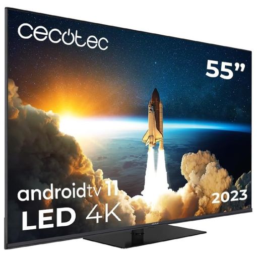 Cecotec Televisor Qled 55ó Smart Tv V1+ Series Vqu11055z+. 4k Uhd, Android  11, 2 Altavoces 10w Y Subwoofer 12w, 2023 con Ofertas en Carrefour