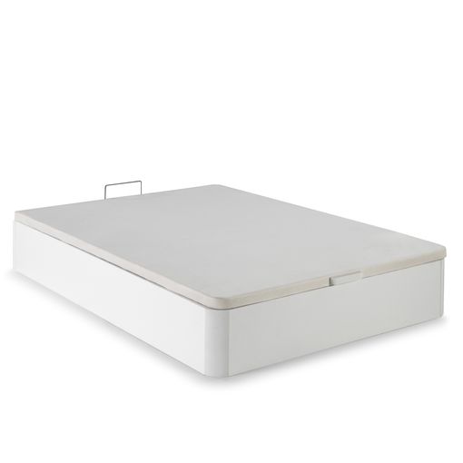 Canapé Abatible 135x190 Cm Gran Capacidad, Esquinas Redondeadas, Base  Tapizada 3d, Color Blanco con Ofertas en Carrefour