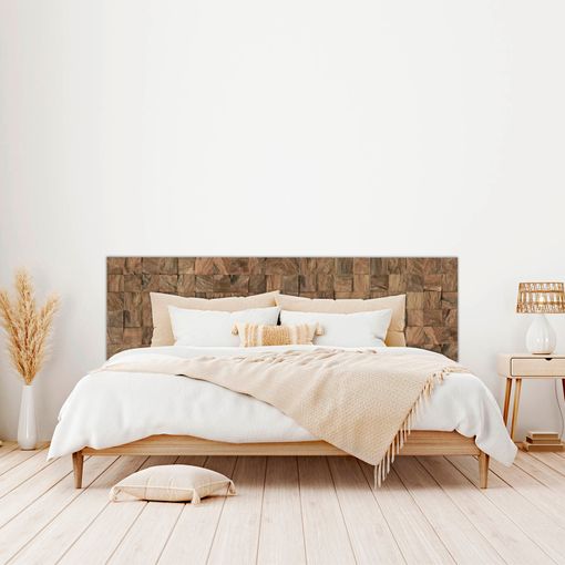 Cabecero Horizontal Recto Madera Natural Flandes 100x60cm - Cama 80/90 con  Ofertas en Carrefour