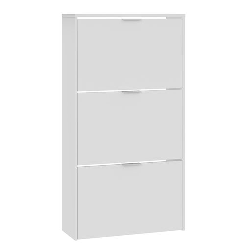 Mueble zapatero 4 Puertas Dana Color Roble/Blanco