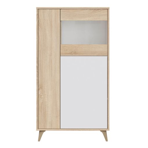 Estantería Librería Bolonia Color Blanco Brillo 6 Huecos, Para Salón,  Comedor O Despacho, 110 Cm (ancho) 25 Cm (profundo) 97 Cm (altura) con  Ofertas en Carrefour