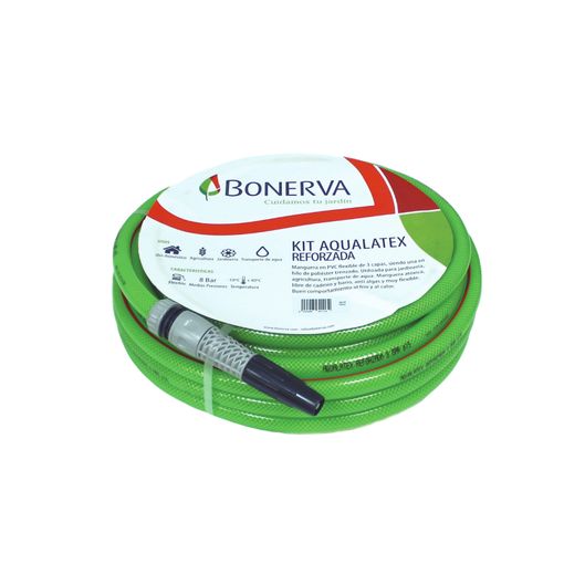 Kit Manguera Aqualatex Reforzada - Ancho: - Color: - Espesor: - Litros: - Medida: 15mm - Modelo: - Talla: