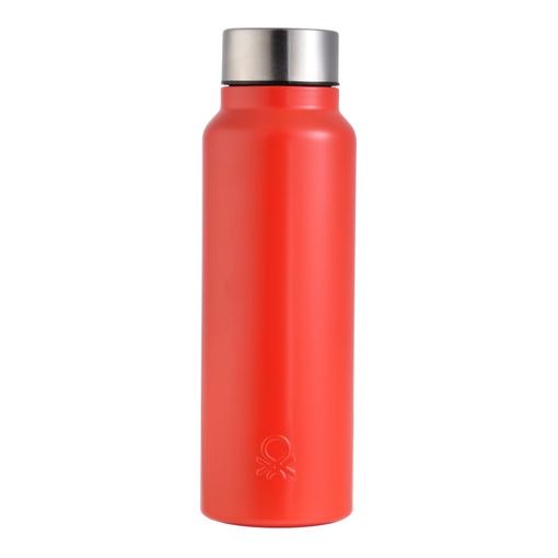 Botella De Agua 750ml Acero Inoxidable Rojo Mate Casa Benetton con Ofertas  en Carrefour