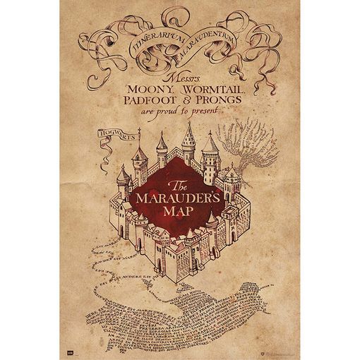 Maxi Poster Harry Potter Lista Escolar De Hogwarts con Ofertas en Carrefour