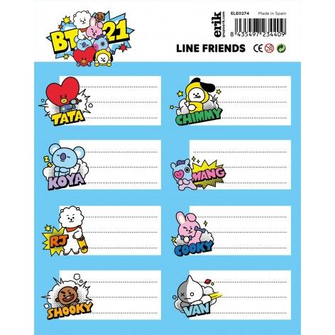 Etiquetas Bt21 con en Carrefour | Online