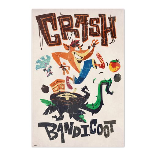 claro No quiero Lugar de la noche Poster Crash Bandicoot Adventures con Ofertas en Carrefour | Ofertas  Carrefour Online
