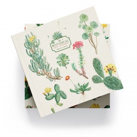 Scrapbook Album Foto 26X26Cm 40 Paginas Botanical Cacti Kokonote