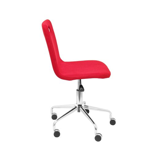 Silla Infantil De Oficina Ergonómica Con Mecanismo Giratorio Y Regulable En  Altura Respaldo Y Asiento Tapizado En Tejido De Malla Color Rojo Piqueras Y  Crespo Modelo Olivares con Ofertas en Carrefour