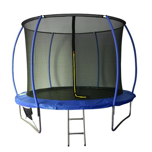 Trampolín de salto con protección de red de seguridad trampolín para niños  y adultos para divertirse al aire libre