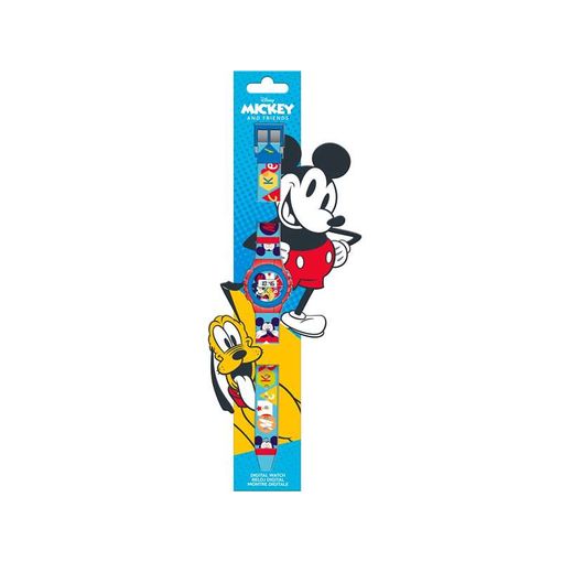 Kids-reloj Digital Paw Mickey Ke02 ¡nuevo Packaging Sin Plástico