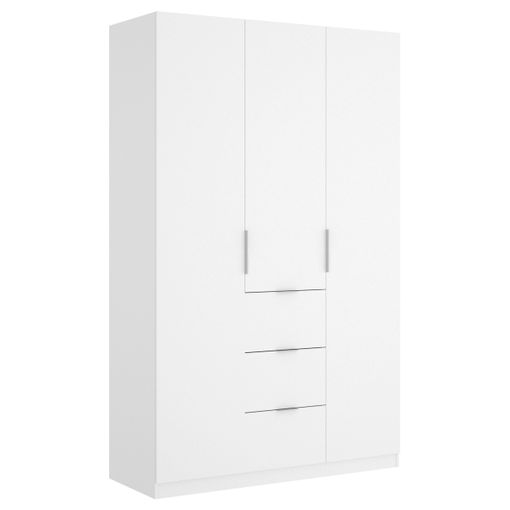 Armario Esquinero Essen 2 Módulos 3 Puertas Blanco 184x133x91 Cm con  Ofertas en Carrefour