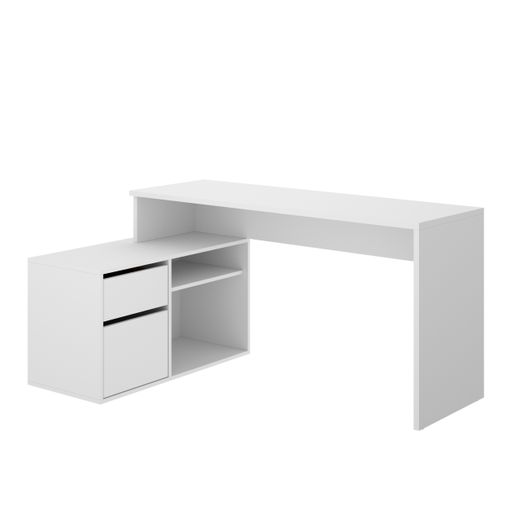 Mesa De Escritorio En Forma De L - Rox - 75x139x92 - Blanco con Ofertas en  Carrefour