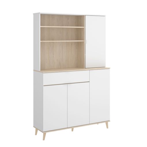 Mueble Auxiliar de Cocina, Mueble Microondas, Mueble Cafetera, con