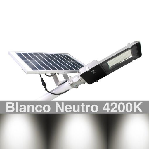 Bombilla de LED Solar Portatil 50W 6500K Lampara solares