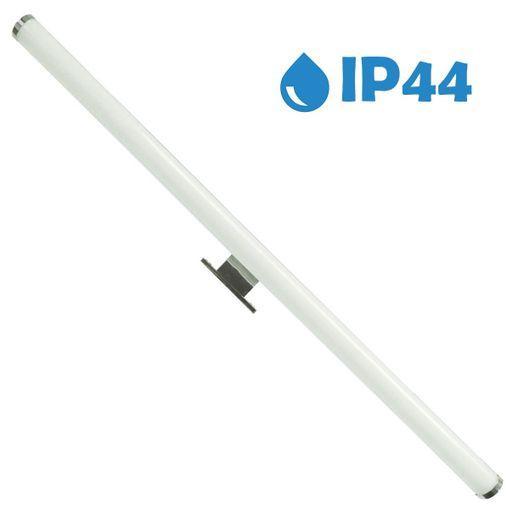 Comprar Aplique LED para espejo de baño, 40 mm, IP44, Luz blanca fría,  Aluminio y plástico, Cromado